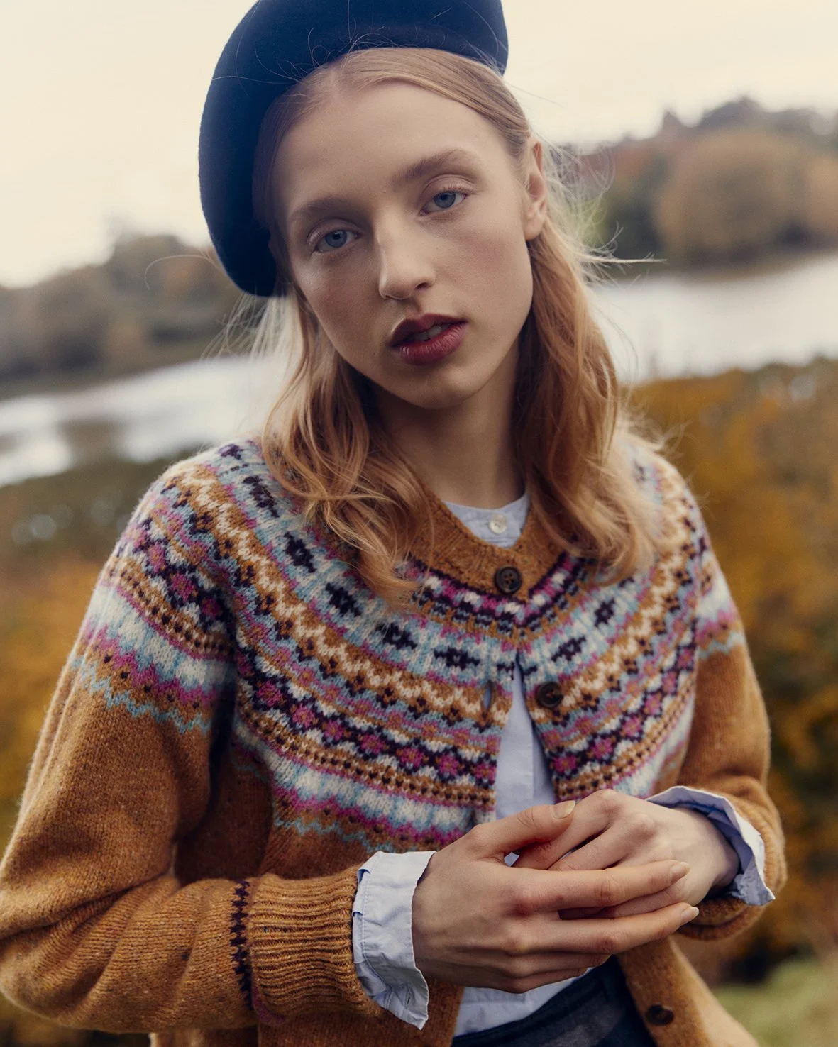Fair isle cardigan womens hotsell